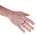 Think Positive Chain // Rhodium Plated Silver