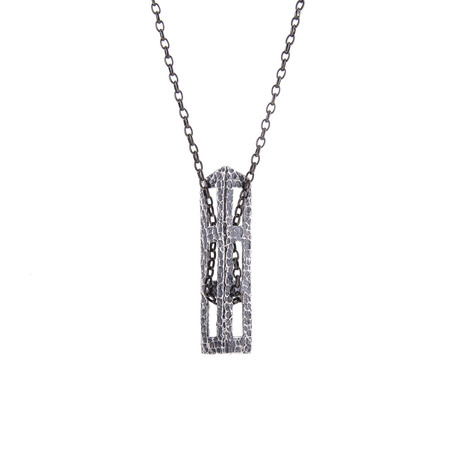 Silver Chain Pendant Necklace
