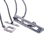 Silver Chain Pendant Necklace