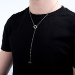 Think Positive Chain // Rhodium Plated Silver