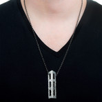 Silver Chain Pendant Necklace