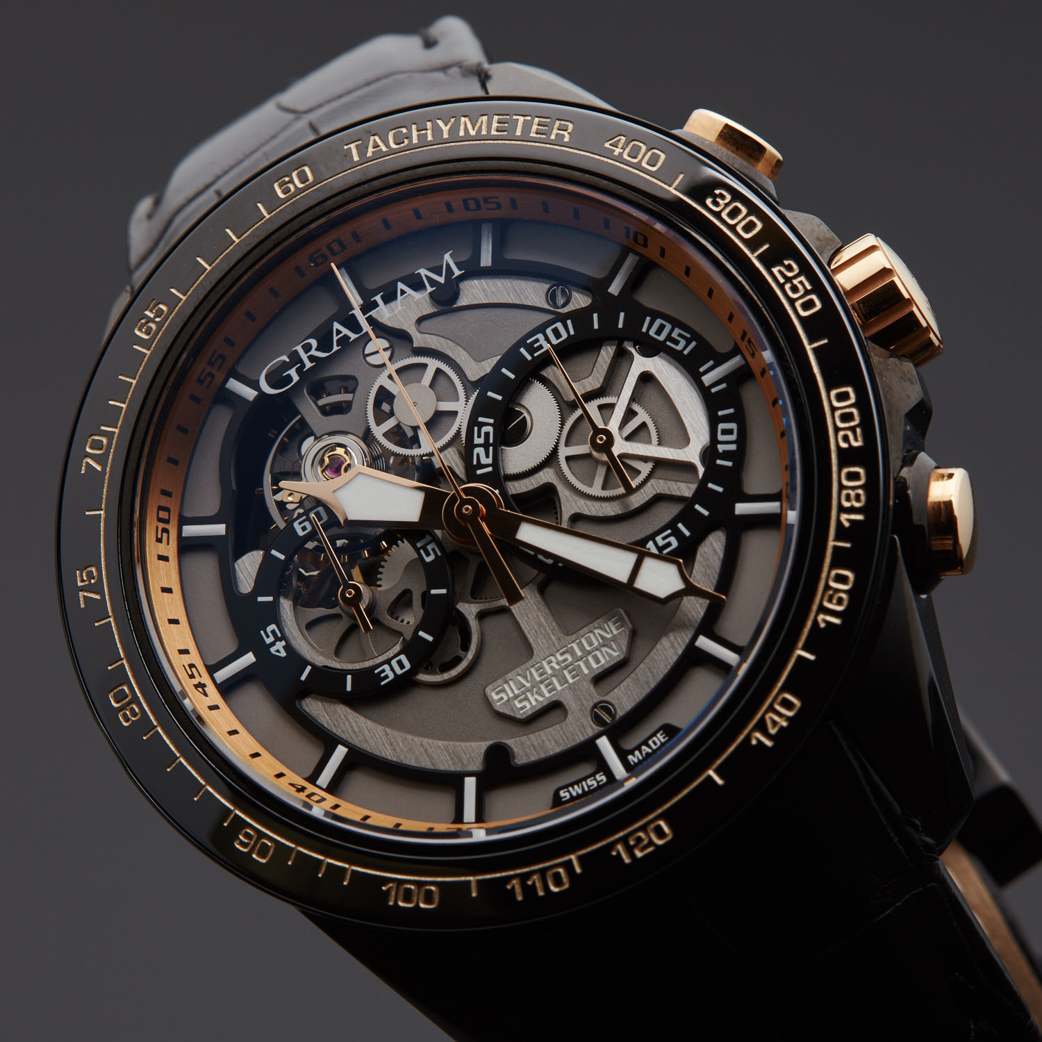 Graham Silverstone RS Skeleton Chronograph Automatic // 2STAZ.B02A ...