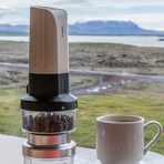 LUME Travel Automatic Coffee Grinder + Camp Light