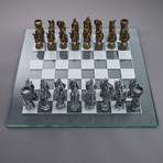 King Arthur Fantasy Chess Set // Metallic