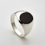 Oval Onyx Ring (8.5)
