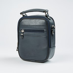 Zippered Side Bag // Dark Blue