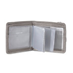 Elastic-Close Bi-Fold Wallet // Gray