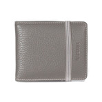 Elastic-Close Bi-Fold Wallet // Gray