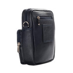 Crossbody Double-Compartment Bag // Dark Blue