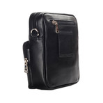 Crossbody Double-Compartment Bag // Black