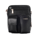 Crossbody Double-Compartment Bag // Black