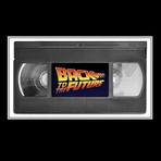 Back To The Future // Michael J. Fox + Christopher Lloyd Hand-Signed // Custom Frame (Signed Photo Only + Custom Frame)
