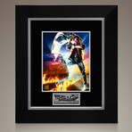 Back To The Future // Michael J. Fox + Christopher Lloyd Hand-Signed // Custom Frame (Signed Photo Only + Custom Frame)