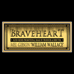 Braveheart // Mel Gibson Hand-Signed // Custom Frame (Signed Photo Only + Custom Frame)