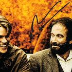 Good Will Hunting // Robin Williams + Matt Damon Hand-Signed // Custom Frame (Signed Photo Only + Custom Frame)