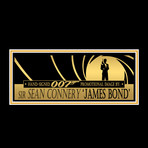 James Bond Goldfinger // Sean Connery Hand-Signed // Custom Frame (Signed Photo Only + Custom Frame)