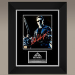 Terminator 2 // Arnold Schwarzenegger Hand-Signed // Custom Frame (Signed Photo Only + Custom Frame)