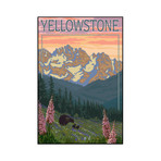 Yellowstone, Wyoming (9"W x 13.5"H x 1"D)