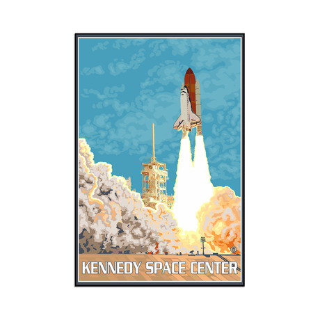 Kennedy Space Center, Florida (9"W x 13.5"H x 1"D)