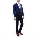 Wilmer 2-Piece Slim-Fit Suit // Navy (US: 46R)