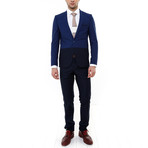 Wilmer 2-Piece Slim-Fit Suit // Navy (US: 42R)