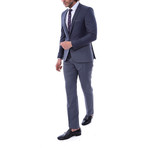 Wilmer 2-Piece Slim-Fit Suit // Smoked (US: 42R)