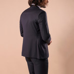 Leonard 3-Piece Slim-Fit Suit // Black (US: 46R)