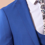 Leonard 3-Piece Slim-Fit Suit // Blue (US: 34R)