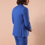 Leonard 3-Piece Slim-Fit Suit // Blue (US: 46R)
