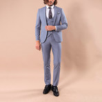 Leonard 3-Piece Slim-Fit Suit // Gray (US: 34R)