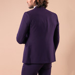 Leonard 3-Piece Slim-Fit Suit // Purple (Euro: 48)