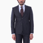 Antonio 2-Piece Slim-Fit Suit // Black (Euro: 48)