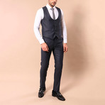 Rodrick 3-Piece Slim-Fit Suit // Smoked (US: 44R)