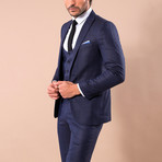Graham 3-Piece Slim-Fit Suit // Navy (US: 36R)