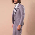 Graham 3-Piece Slim-Fit Suit // Mink (US: 34R)