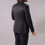 Todd 3-Piece Slim-Fit Suit // Black (US: 44R)