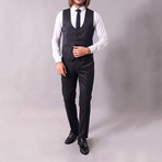 Todd 3-Piece Slim-Fit Suit // Black (US: 46R)