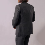 Damion 3-Piece Slim-Fit Suit // Smoked (US: 44R)