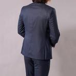 Clemente 3-Piece Slim-Fit Suit // Navy (Euro: 54)