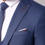 Geoffrey 3-Piece Slim-Fit Suit // Navy (US: 40R)