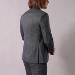 JC 3-Piece Slim-Fit Suit // Smoke (US: 46R)