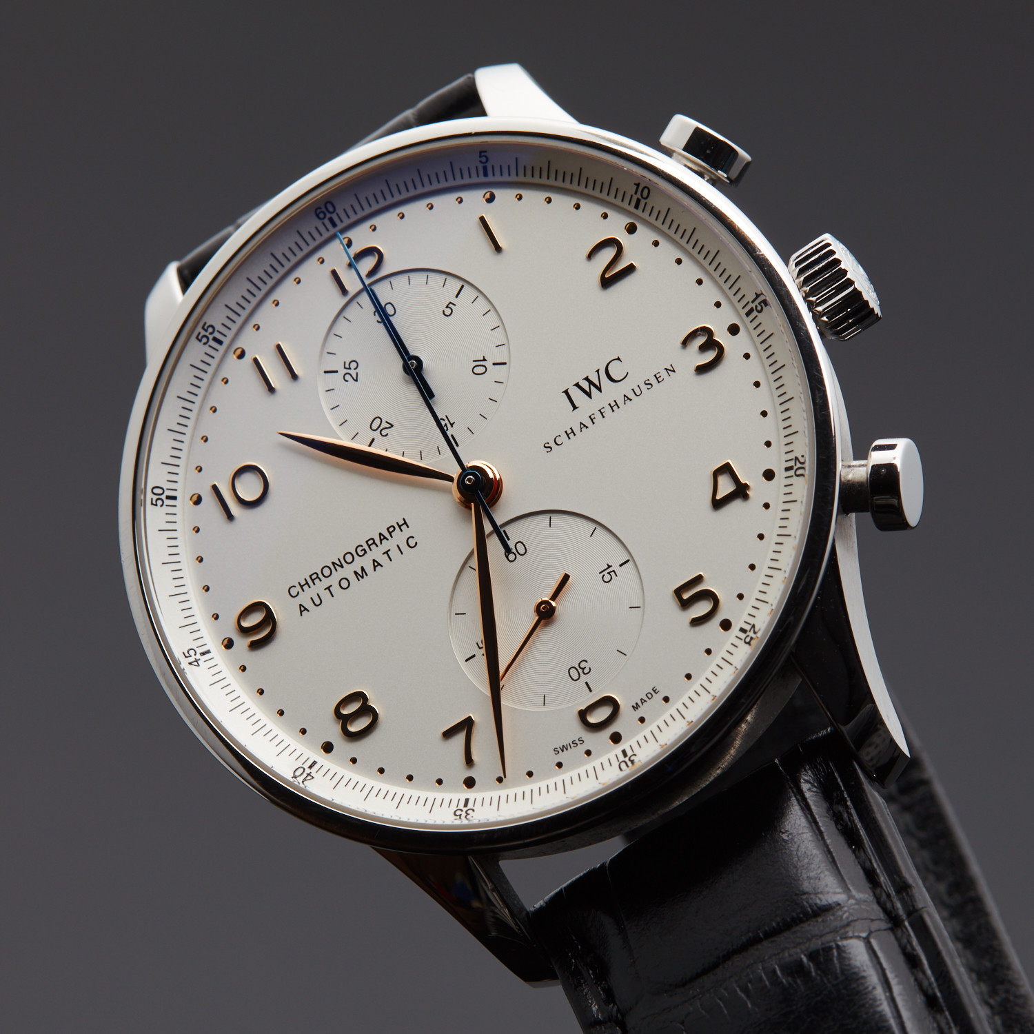 IWC Portuguese Chronograph Automatic // IW371445 // Pre-Owned ...
