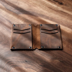 Andy Motor Oil Wallet // Brown