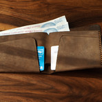 Billy Land Sea Wallet // Brown