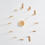 Gilded Swallow X Clock