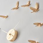 Gilded Swallow X Clock