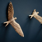 Gilded Swallow X Clock