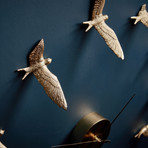 Gilded Swallow X Clock