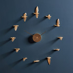 Gilded Swallow X Clock