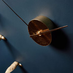 Gilded Swallow X Clock